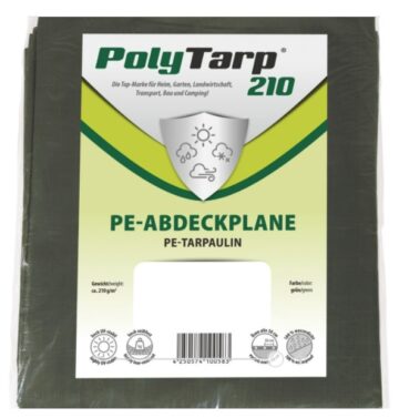 Prelata 210 g verde Poly Tarp