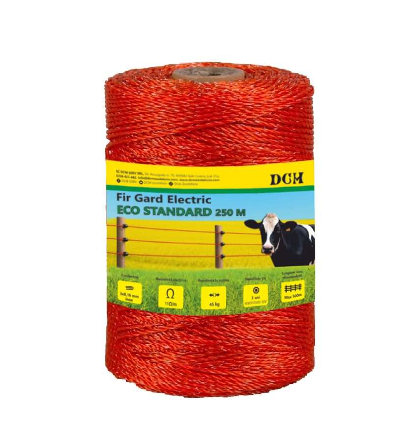Fir gard electric 250 m – 45 kg – 11 Ω/m 1 Fir gard electric 250 m – 45 kg – 11 Ω/m